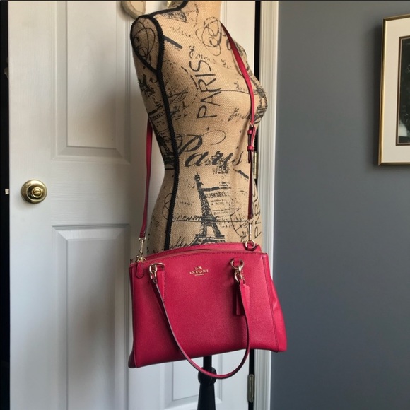 Coach Small Christie Crossgrain Carryall Satchel - Picture 8 of 8